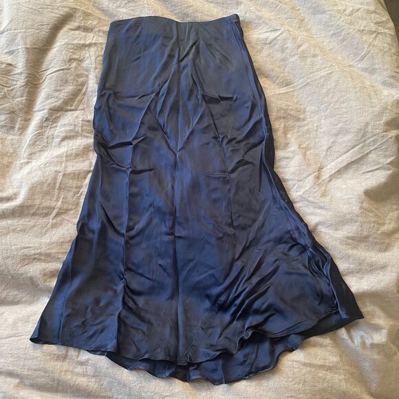 Aritzia Slip Satin Midi Skirt - Picture 5 of 5